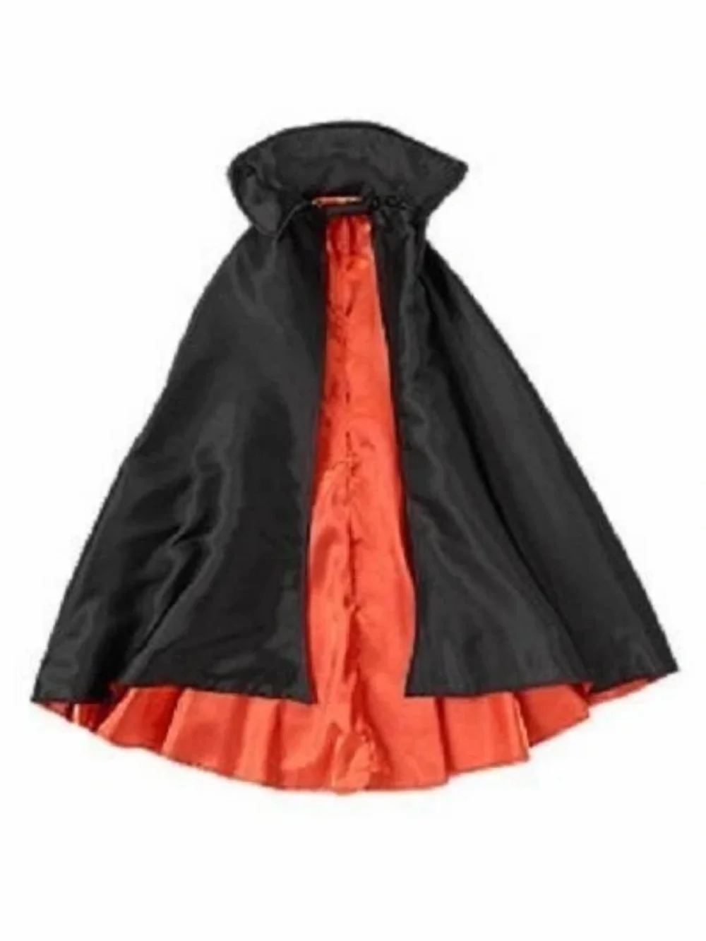 Gymboree Sz 4-6 XS/S Black Red Reversible Cape Halloween Costume NWT